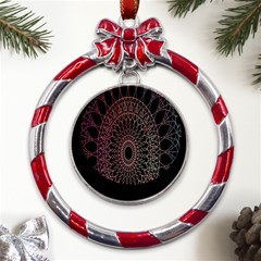 Mandala   Lockscreen , Aztec Metal Red Ribbon Round Ornament