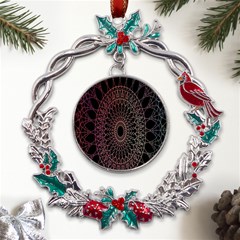 Mandala   Lockscreen , Aztec Metal X mas Wreath Holly Leaf Ornament