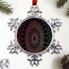 Mandala   Lockscreen , Aztec Metal Large Snowflake Ornament