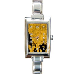 Yellow Best, Black, Black And White, Emoji High Rectangle Italian Charm Watch by nateshop