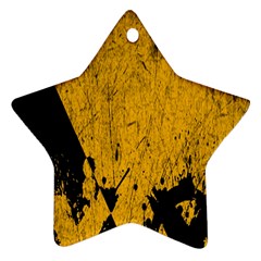 Yellow Best, Black, Black And White, Emoji High Ornament (star)