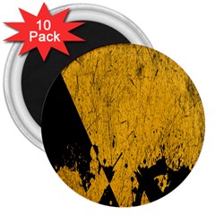 Yellow Best, Black, Black And White, Emoji High 3  Magnets (10 Pack)  by nateshop