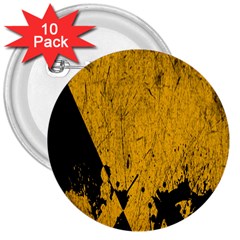 Yellow Best, Black, Black And White, Emoji High 3  Buttons (10 Pack)  by nateshop