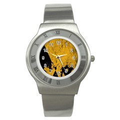 Yellow Best, Black, Black And White, Emoji High Stainless Steel Watch by nateshop