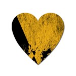 Yellow Best, Black, Black And White, Emoji High Heart Magnet Front