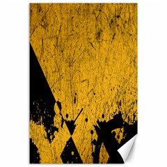 Yellow Best, Black, Black And White, Emoji High Canvas 24  X 36  by nateshop