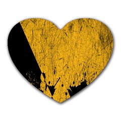 Yellow Best, Black, Black And White, Emoji High Heart Mousepad