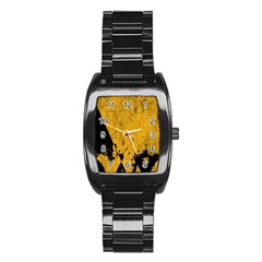 Yellow Best, Black, Black And White, Emoji High Stainless Steel Barrel Watch by nateshop