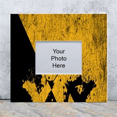 Yellow Best, Black, Black And White, Emoji High White Wall Photo Frame 5  X 7 