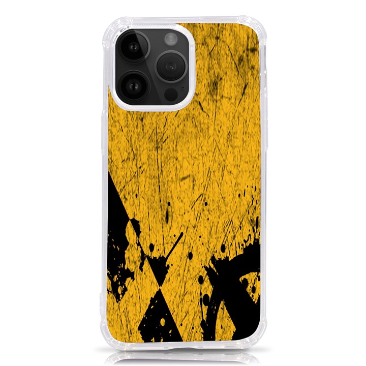 Yellow Best, Black, Black And White, Emoji High iPhone 14 Pro Max TPU UV Print Case