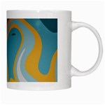 Cartoon, Elma, Corazones White Mug Right