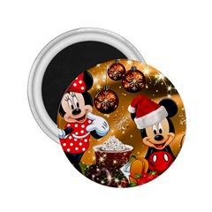 Cartoons, Disney, Merry Christmas, Minnie 2.25  Magnets