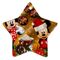 Cartoons, Disney, Merry Christmas, Minnie Ornament (star)