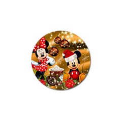 Cartoons, Disney, Merry Christmas, Minnie Golf Ball Marker