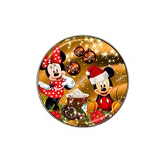 Cartoons, Disney, Merry Christmas, Minnie Hat Clip Ball Marker (4 pack)