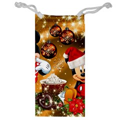 Cartoons, Disney, Merry Christmas, Minnie Jewelry Bag