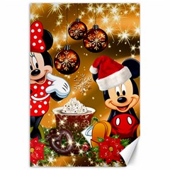 Cartoons, Disney, Merry Christmas, Minnie Canvas 24  x 36 