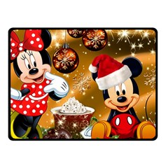 Cartoons, Disney, Merry Christmas, Minnie Fleece Blanket (Small)