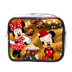 Cartoons, Disney, Merry Christmas, Minnie Mini Toiletries Bag (one Side) by nateshop