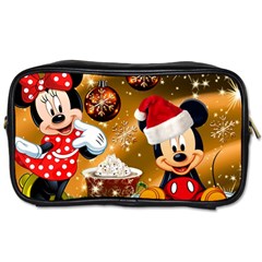 Cartoons, Disney, Merry Christmas, Minnie Toiletries Bag (one Side) by nateshop