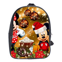 Cartoons, Disney, Merry Christmas, Minnie School Bag (XL)