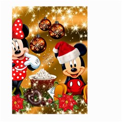 Cartoons, Disney, Merry Christmas, Minnie Large Garden Flag (two Sides) by nateshop