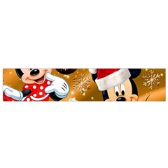 Cartoons, Disney, Merry Christmas, Minnie Small Premium Plush Fleece Scarf by nateshop