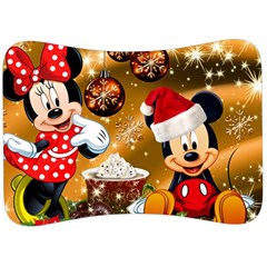 Cartoons, Disney, Merry Christmas, Minnie Velour Seat Head Rest Cushion