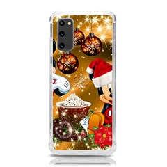 Cartoons, Disney, Merry Christmas, Minnie Samsung Galaxy S20 6.2 Inch TPU UV Case