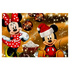 Cartoons, Disney, Merry Christmas, Minnie Banner and Sign 6  x 4 