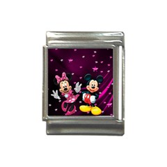 Cartoons, Disney, Mickey Mouse, Minnie Italian Charm (13mm) by nateshop