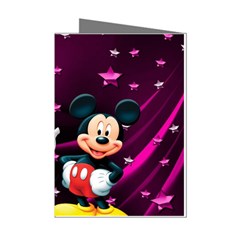 Cartoons, Disney, Mickey Mouse, Minnie Mini Greeting Cards (pkg Of 8) by nateshop