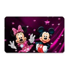 Cartoons, Disney, Mickey Mouse, Minnie Magnet (rectangular) by nateshop