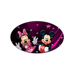 Cartoons, Disney, Mickey Mouse, Minnie Sticker Oval (10 Pack) by nateshop