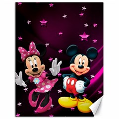 Cartoons, Disney, Mickey Mouse, Minnie Canvas 18  X 24  by nateshop