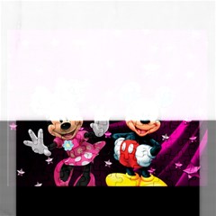 Cartoons, Disney, Mickey Mouse, Minnie Rectangular Jigsaw Puzzl by nateshop