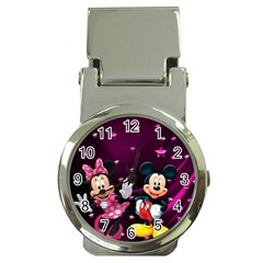 Cartoons, Disney, Mickey Mouse, Minnie Money Clip Watches by nateshop