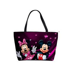 Cartoons, Disney, Mickey Mouse, Minnie Classic Shoulder Handbag by nateshop