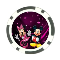 Cartoons, Disney, Mickey Mouse, Minnie Poker Chip Card Guard by nateshop