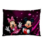 Cartoons, Disney, Mickey Mouse, Minnie Pillow Case (Two Sides) Front