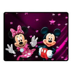 Cartoons, Disney, Mickey Mouse, Minnie Fleece Blanket (small) by nateshop