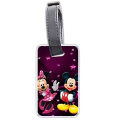 Cartoons, Disney, Mickey Mouse, Minnie Luggage Tag (one Side) by nateshop