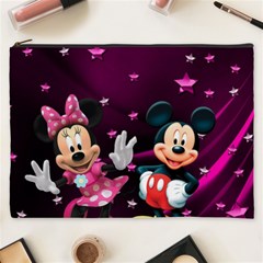 Cartoons, Disney, Mickey Mouse, Minnie Cosmetic Bag (xxxl) by nateshop