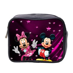 Cartoons, Disney, Mickey Mouse, Minnie Mini Toiletries Bag (two Sides) by nateshop