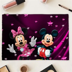 Cartoons, Disney, Mickey Mouse, Minnie Cosmetic Bag (xxl) by nateshop