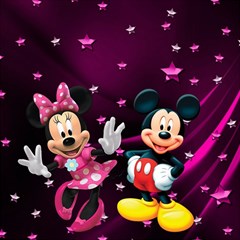 Cartoons, Disney, Mickey Mouse, Minnie Play Mat (rectangle) by nateshop