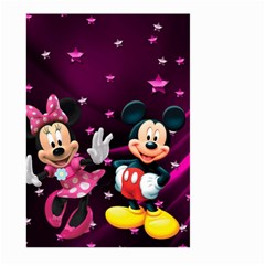 Cartoons, Disney, Mickey Mouse, Minnie Large Garden Flag (two Sides) by nateshop