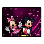 Cartoons, Disney, Mickey Mouse, Minnie Two Sides Fleece Blanket (Small) 45 x34  Blanket Front