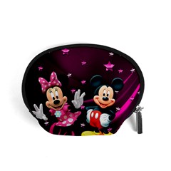 Cartoons, Disney, Mickey Mouse, Minnie Accessory Pouch (small) by nateshop