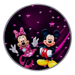 Cartoons, Disney, Mickey Mouse, Minnie Wireless Fast Charger(white) by nateshop